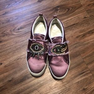 Sam Edelman Levine Embellished Eye Slip on Sneaker